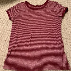 Red striped t-shirt